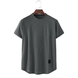 Camisetas Casuales de Manga Corta con Cuello Redondo para Hombre, 100% Poliéster/Algodón, Antiarrugas, Secado Rápido, Transpirables, Ligeras, para Verano - Product Image 3