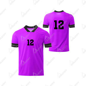 Maillot de football et maillot de football personnalisés avec logo de l'équipe et numéros Vêtements de sport confortables pour l'entraînement de football et de football - Product Image 3