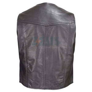 Chaleco de Cuero para Hombre, Transpirable, Cómodo y Ligero, Ropa Casual, Precio Razonable, Hecho en Fábrica - Product Image 2
