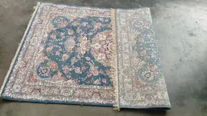 Alfombra persa bordada de calidad de exportación India Alfombra de seda sobre seda para uso en el hogar y la Oficina del fabricante y proveedor indio - Product Image 3