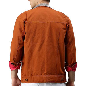 Veste en jean unisexe coupe ajustée décontracté Streetwear Jean vestes vêtements d'extérieur à la mode automne hiver unisexe vestes pour hommes - Product Image 3