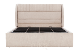 Cama de Tela Moderna, Minimalista, de Lujo Ligero, Resistente, Tamaño King y Queen, Diseño Ecológico y Ajustable, para Hotel, Apartamento, Casa de Campo, Habitación Principal - Product Image 4