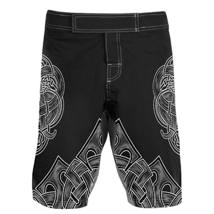 Pantalones cortos de MMA hechos a medida para niños, pantalones cortos de lucha para gimnasio, con cierre de velcro, pantalones cortos de MMA elásticos que absorben la humedad para hombres a la venta - Product Image 1