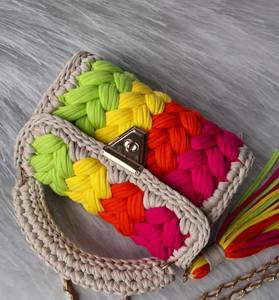 Fournisseurs en gros d'Inde de sacs à main d'été fourre-tout faits main écologiques au crochet - Product Image 4