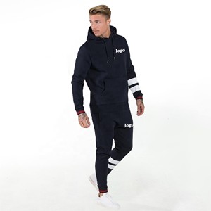 Chándales Poliéster Streetwear DTG Print Tech Fleece Chándal Pantalones de chándal y sudaderas con capucha Conjunto Chándal personalizado para hombres - Product Image 3