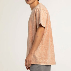 Utilisation en extérieur Nouveau design T-shirts délavés à l'acide Vêtements de mode en gros T-shirts délavés à l'acide pour hommes - Product Image 5