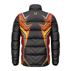 Veste matelassée d'hiver unisexe de haute qualité, dégradé de couleurs, taille standard, pratique, chaude, élégante, décontractée, imperméable, respirante - Product Image 3