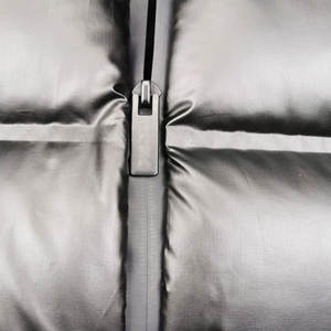 Marque à la mode hommes printemps automne mode pardessus nouvelle couleur unie revers veste décontractée lapin plaine teint produit fini avant - Product Image 3