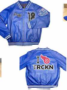 Chaqueta universitaria informal de talla grande para hombre, bombardero de invierno Vintage de cuero de oveja, diseño de béisbol bordado, capucha transpirable - Product Image 6