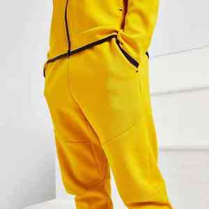 Conjunto Deportivo Informal de Invierno para Hombre, Sudadera con Capucha Ligera de Forro Polar, Pantalones Deportivos, Estilo Informal, Marca OEM Internacional - Product Image 3