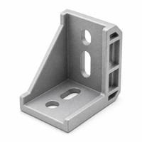 MISSDAKE Support d'angle moulé sous pression Série 30 Profilé Euro en aluminium TPEA Double trou 3030 3060 6060 Joint à fente en T
