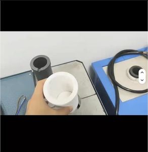 <span class=keywords><strong>Creuset</strong></span> en graphite pur AL-B, paroi intérieure lisse, résiste à 1650 °   Haute température, exposé à l'air et résistant à la corrosion - Product Image 5