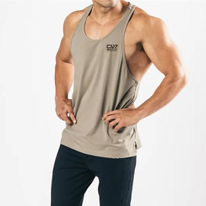 Venta caliente último estilo gimnasio chaleco algodón hecho transpirable secado rápido gimnasio Fitness desgaste gimnasio chaleco - Product Image 3