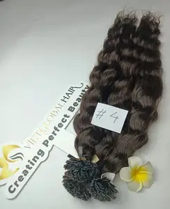 Vietglobal Hair Flat Tip Hair Extensions 100% Maagdelijk Haar Vietnamees Onbewerkt. Geen Uitval, Geen Wirwar, Geen Dierenhaar.