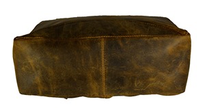 Fabricant indien unisexe en cuir véritable Vintage sac à dos pour ordinateur portable fait à la main Logo personnalisé bouton pour bureau école utilisation - Product Image 4