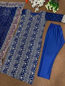 ชุดเดรสอินเดียปักเลื่อมแฟนซีจากนักออกแบบล่าสุดชุดเดรสเคอร์ต้าสไตล์ปากีสถานคุณภาพสูง salwar kameez lehenga choli - Product Image 6