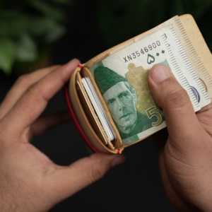 WF Leathercraft No. Cartera para Tarjetas 101 Todo en Uno, Cuero Natural de Curtido Vegetal, Combinación Roja, Protección RFID - Product Image 1