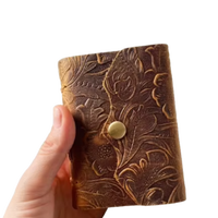 Acheter Journal intime en cuir véritable Mini carnet en cuir Petit bloc-notes en cuir Cahier quotidien personnalisé pour femmes hommes