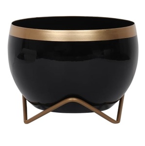 Pot de fleurs décoratif en métal au design magnifique pour l'intérieur ou l'extérieur, pot de fleurs au design moderne pour la maison - Product Image 4