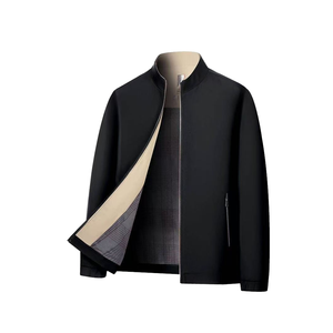 Veste de moto pour homme sur mesure de haute qualité 2025, denim coupe-vent imperméable à séchage rapide, coupe ajustée, grande taille, décontractée automne-hiver - Product Image 6