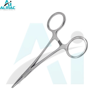 Fórceps Kelly hechos a mano de precisión ALMAC para procedimientos quirúrgicos con mecanismo de bloqueo suave y diseño ergonómico - Product Image 4