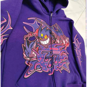 Full Face <b>Cover</b> High Quality Heavyweight Vintage Cotton Fleece Custom Zipper Hoodie Anti-pilling, <b>breathable</b>, hoodies for woman - Product Image 5