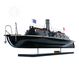 CSS โมเดลเวอร์จิเนียจากสงครามกลางเมืองเป็นมิตรกับสิ่งแวดล้อม nautical wood Display Painted technique - Product Image 2