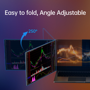 Eimio nhà máy trực tiếp 15.6 inch Tri Màn hình mở rộng cho máy tính xách tay OEM kim loại máy tính xách tay màn hình IPS Type-C ba màn hình máy tính xách tay màn hình - Product Image 4