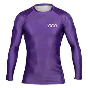 Ensemble Rash Guard de Compression Imprimé Personnalisé pour Hommes, Protection Anti-échaudures, Short de Jiu Jitsu BJJ MMA, Vêtements de Combat, Prix de Gros - Product Image 1