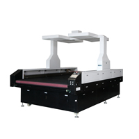 Cortadora láser de tela Easty de 2.56x2.25m, máquina de corte automática para la industria textil de prendas de vestir