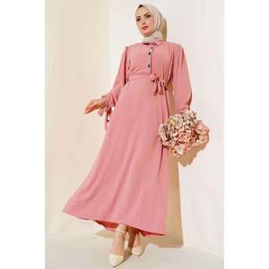 Vestido atado manga polvo vestidos casuales - Product Image 1