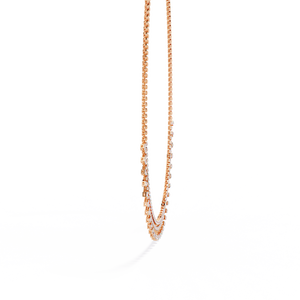 Magnifique collier en or 18 carats avec diamants de laboratoire pour femmes - Product Image 1