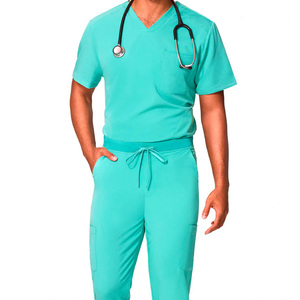 Costumes de gommage tricotés élégants pour les infirmières et les médecins Look professionnel et propre en vente - Product Image 2
