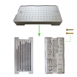 ชุดเครื่องมือล็อคชุดจานล็อคการผ่าตัดแผ่นกระดูกสัตวแพทย์แผ่นผ่าตัด ALPS ผ่าตัดสแตนเลส - Product Image 3