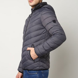 Chaqueta acolchada impermeable de invierno 2024 para hombre con logotipo impreso personalizado de talla grande precio al por mayor venta en línea servicio OEM primavera otoño - Product Image 2