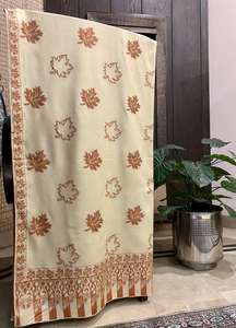 ODM ผ้าคลุมไหล่ขนสัตว์ปากีสถานสำหรับผู้หญิงผ้าพันคอและผ้าคลุมไหล่แบบดั้งเดิมสำหรับงานปาร์ตี้และงานแต่งงาน - Product Image 5