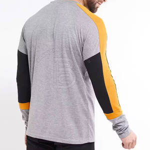 Camiseta de Manga Larga para Hombre, Corte Ajustado, de Buena Calidad, Última Moda, Personalizable, Cuello Redondo - Product Image 5