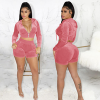 Ensemble deux pièces décontracté pour femme, style streetwear, en polaire, avec logo personnalisé brodé et strass, respirant, écologique, coupe ample, collection 2025