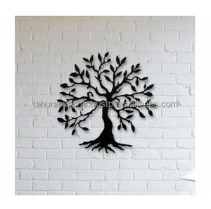 Dernière conception de décorations murales en aluminium en métal pour le salon suspendu intérieur en métal personnalisé pour la maison et l'hôtel - Product Image 4