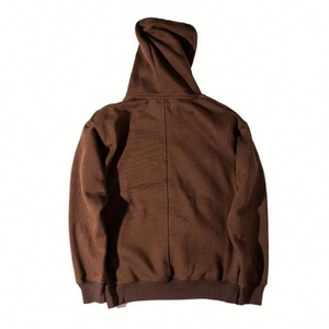 Sweat à capuche polaire doublé pour homme – Écologique, séchage rapide, respirant, anti-plis, 300g, 100% polyester, coupe oversize, plusieurs coloris - Product Image 2