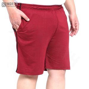 Pantalones Cortos Deportivos de Algodón para Hombre, Cintura Elástica, Color Sólido, Tejido Cómodo, Pantalones Cortos de Verano para Hombre - Product Image 1