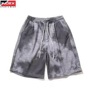 <b>Men</b> Acid Wash Cotton <b>Shorts</b> | Retro Washed Look | <b>Lightweight</b> Breathable Fabric | Summer Casual Streetwear - Product Image 1