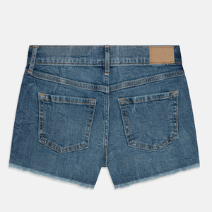 Pantalones cortos vaqueros vintage de verano de diseño personalizado en color sólido estilo streetwear transpirable en oferta - Product Image 2