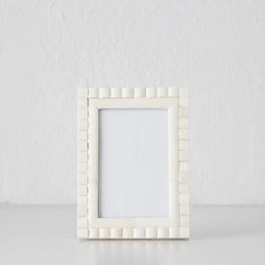 Marcos de Fotos Cuadrados de Hueso con Incrustaciones Hechos a Mano, Artesanía de Lujo, Decoración de Mesa, Tamaño Personalizable, Ligeros - Product Image 2