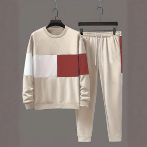 Ensemble de survêtement décontracté pour hommes, ensemble 2 pièces, sweat-shirt, pantalon de survêtement, sweat à capuche, jogging, fabricant, sport de plein air, grande taille - Product Image 2