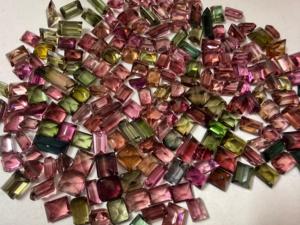 พลอยทัวร์มาลีนธรรมชาติ291 CT 206ชิ้นรูปทรงแปดเหลี่ยมผสมสี | ขายส่งทำเหมืองแอฟริกันหินหลวมสำหรับเครื่องประดับ - Product Image 4