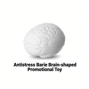 Jouet promotionnel mignon en plastique souple en forme de cerveau anti-stress Barrie - Product Image 2