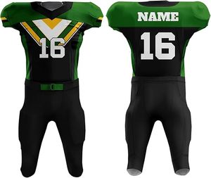 Nouvelle arrivée Uniformes de football américain avec un design unique à manches courtes et à séchage rapide fabriqués au Pakistan à bas prix - Product Image 4