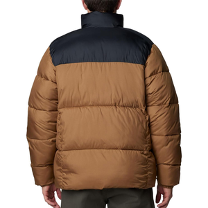 Custom Men's Hooded Winter Puffer Jacket Full Sleeve Waterproof Windproof Lightweight Breathable Fabric OEM - Product Image 3