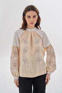 Blusas informales de manga larga, camisas bordadas para mujer, blusas elegantes para mujer, ropa para mujer, venta al por mayor - Product Image 5